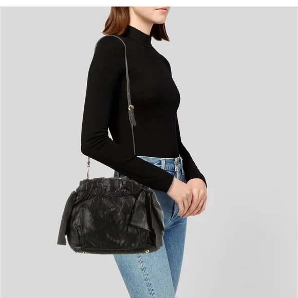 Prada Nappa Antik Bow Tote - Picture 2 of 5